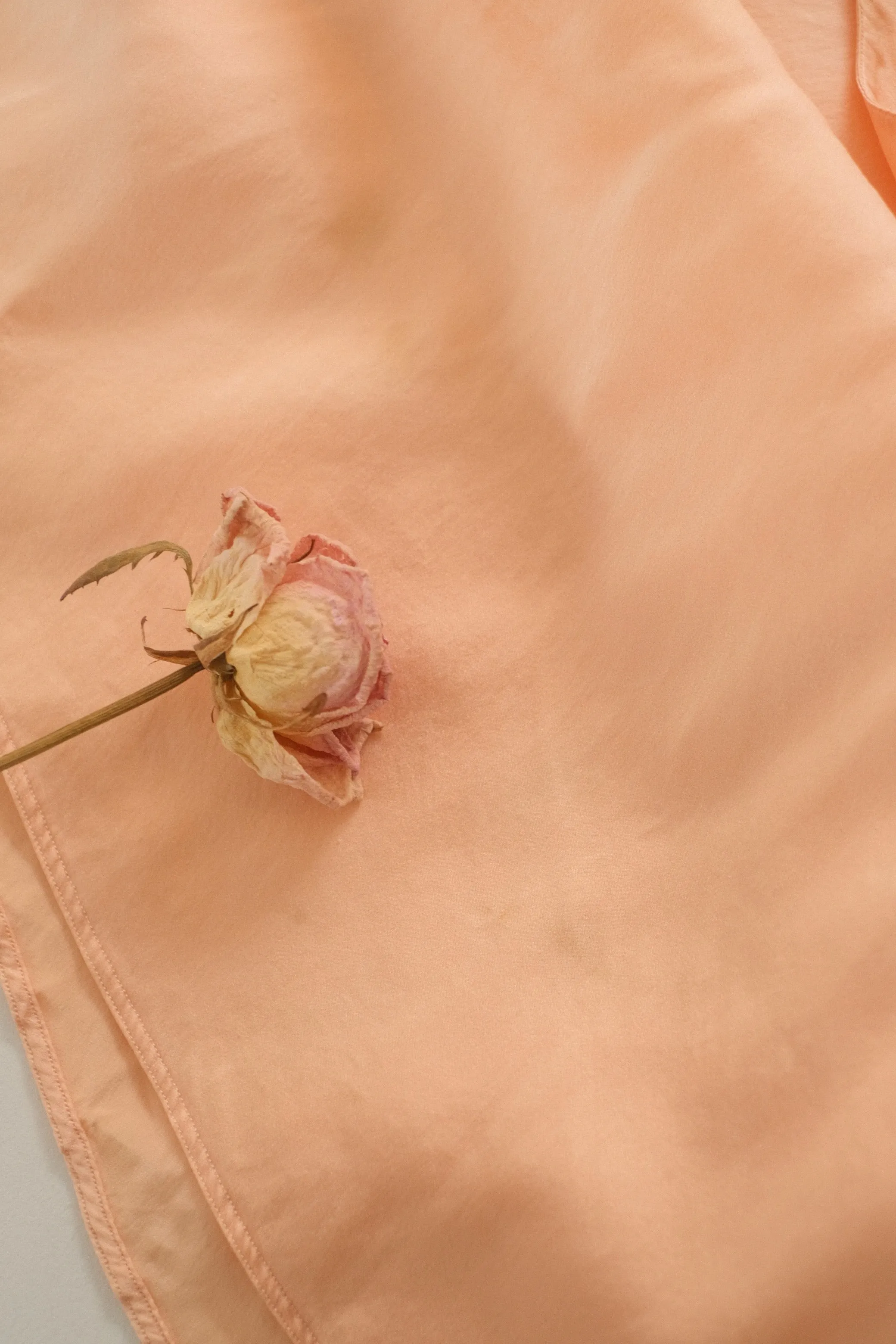 1940s Peach Romantic Slip Gown