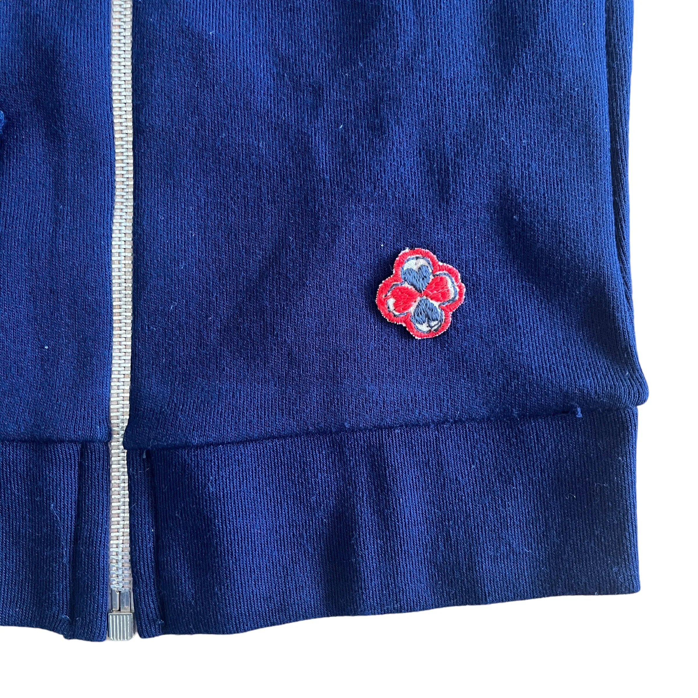 1970's Navy Zipper Cardigan / 3-4Y