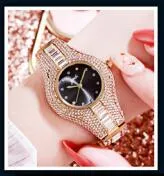 2020 Gedi Women Watches Top Luxury Full Rhinestone Crystal Wristwatch Gift Ladies Relogio Feminino M