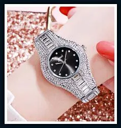 2020 Gedi Women Watches Top Luxury Full Rhinestone Crystal Wristwatch Gift Ladies Relogio Feminino M