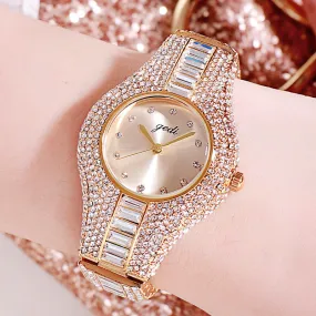 2020 Gedi Women Watches Top Luxury Full Rhinestone Crystal Wristwatch Gift Ladies Relogio Feminino M