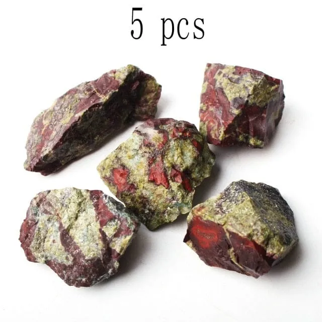 2pcs or More Irregular Shape Dragon Bloodstone Crystals