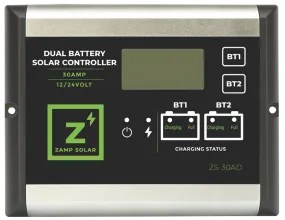 30 Amp Dual Battery 5-Stage PWM Charge Controller