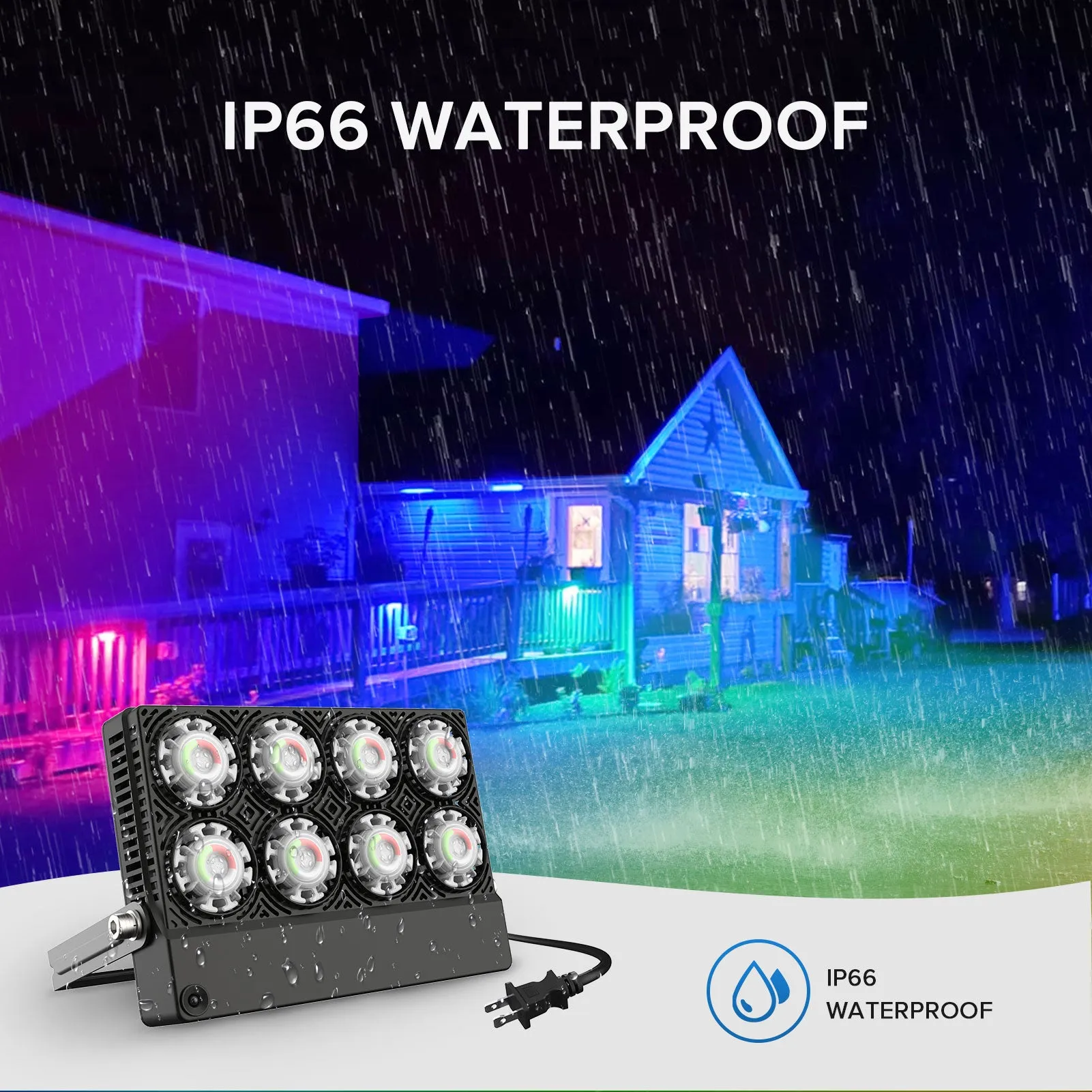 50W RGB LED Flood Light (US/CA ONLY)