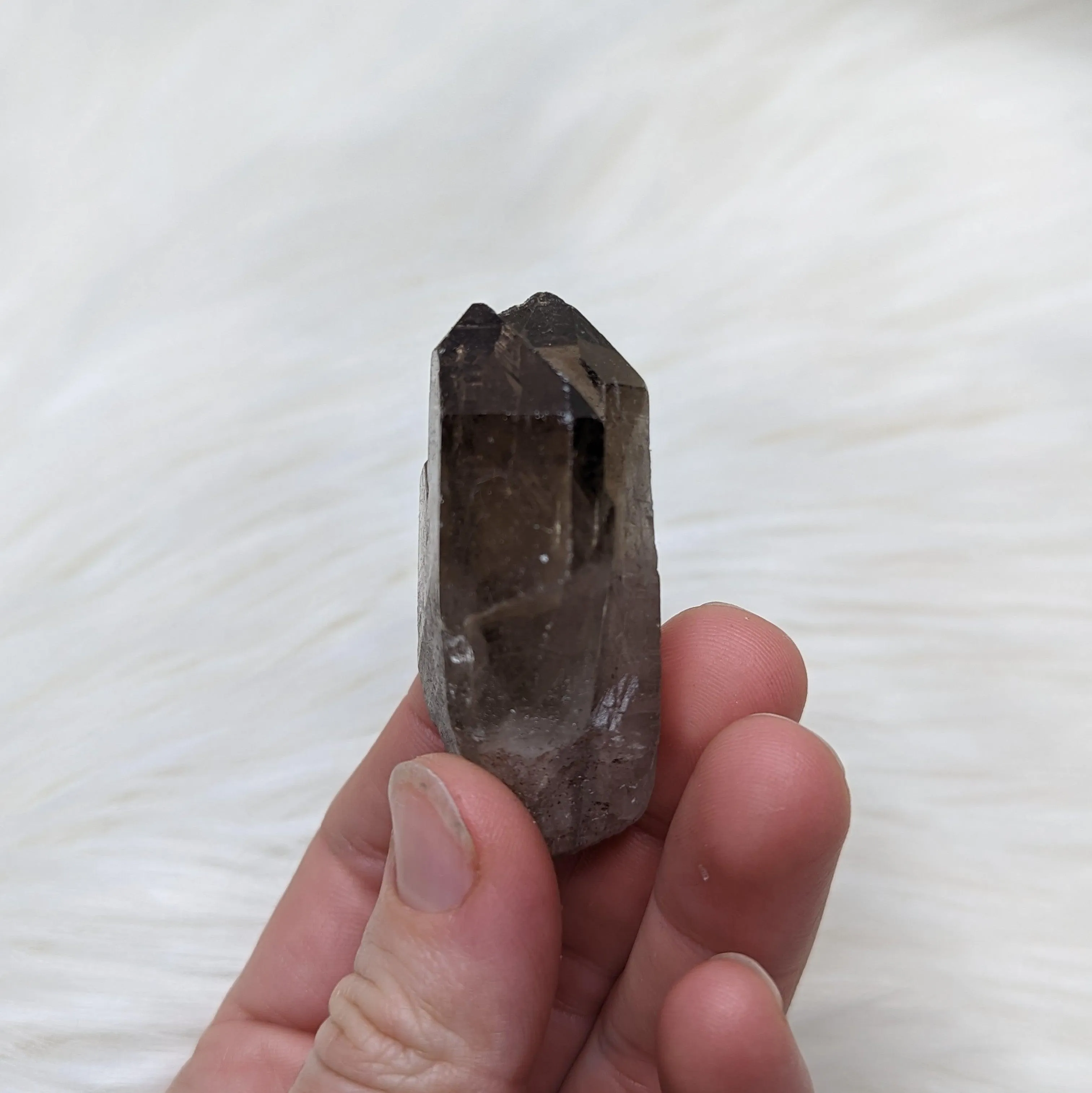 Adorable Smoky Quartz Point cluster of Three