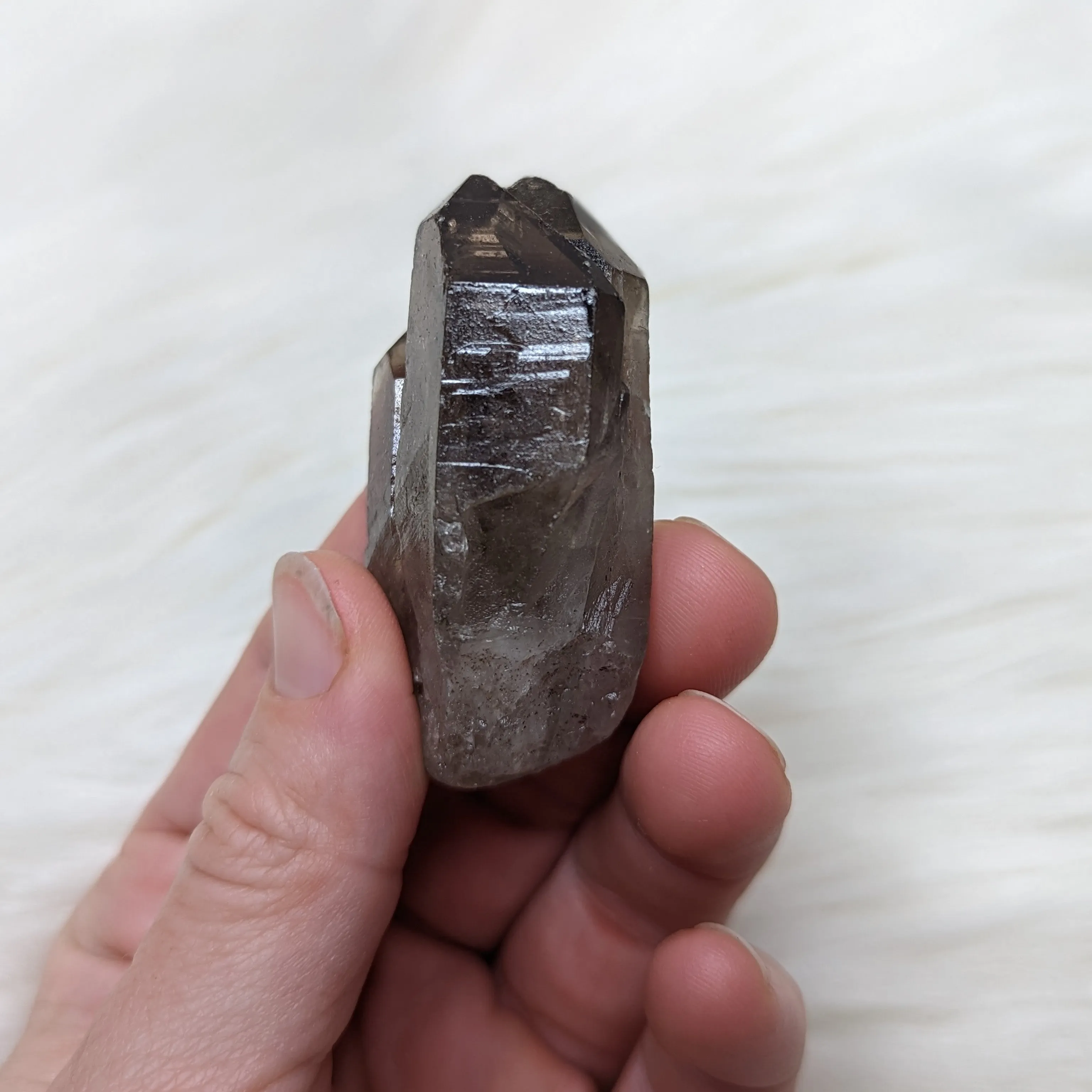 Adorable Smoky Quartz Point cluster of Three