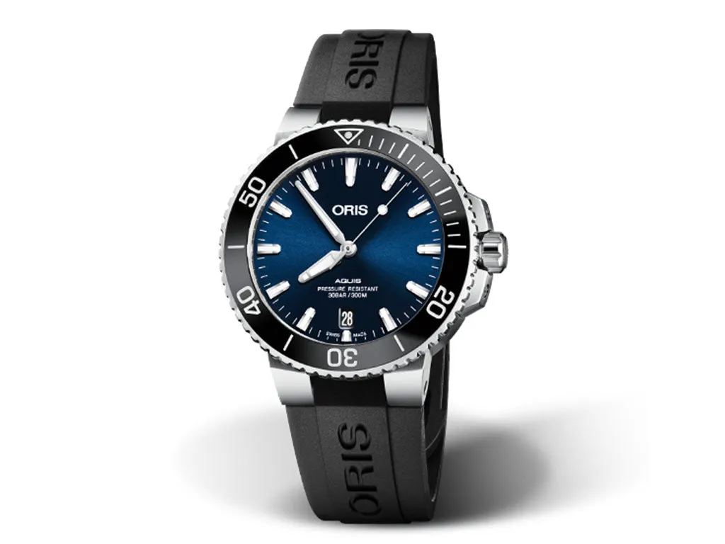 Aquis Date Blue - Rubber - 39.5mm - Ref.  01 733 7732 4135-07 4 21 64FC