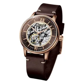 ARBUTUS AR1808RFF Mens Brown Leather Watch - Classic and Stylish Timepiece