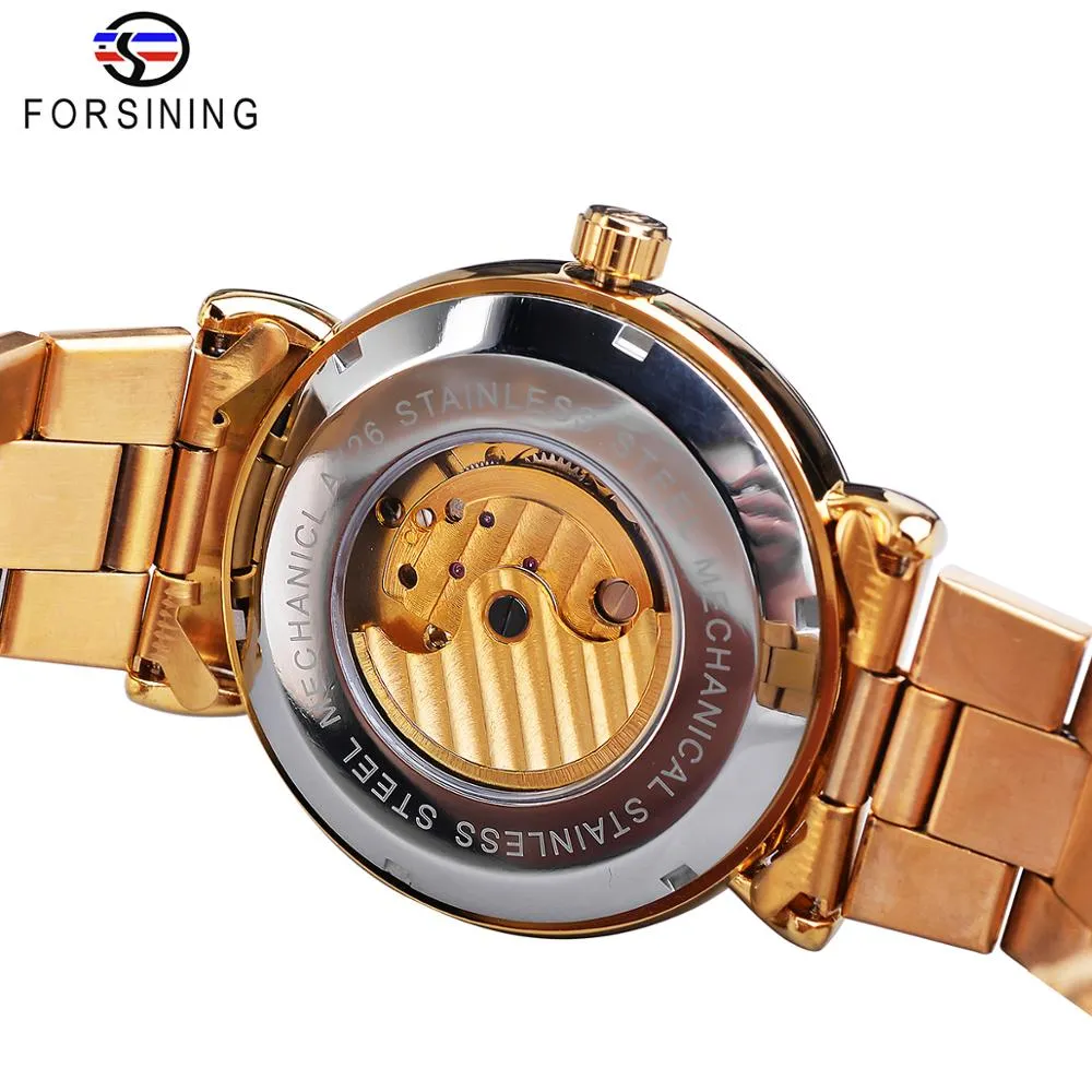 Automatic Mechanical Business Men's Steel Strap Watch