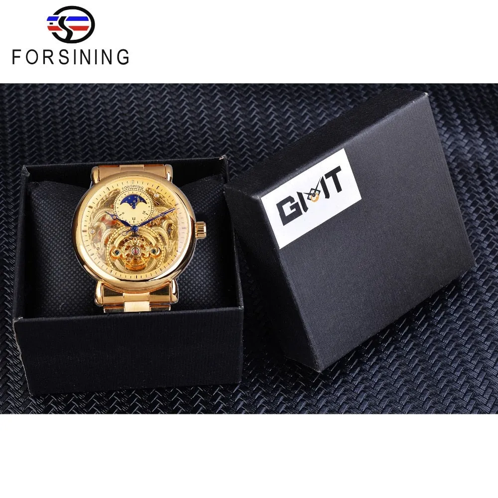 Automatic Mechanical Business Men's Steel Strap Watch