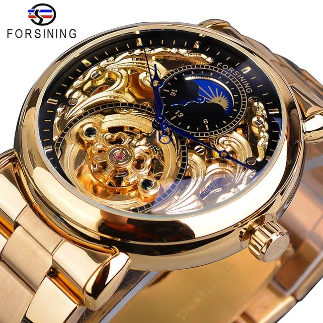 Automatic Mechanical Business Men's Steel Strap Watch