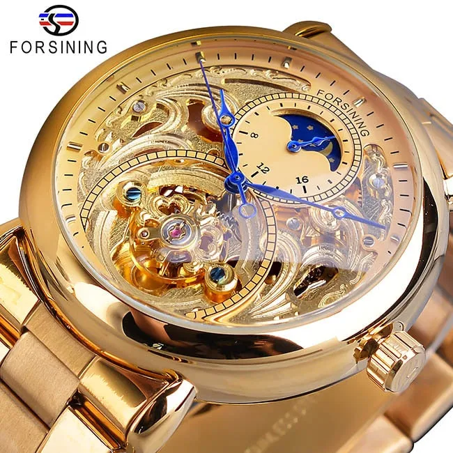 Automatic Mechanical Business Men's Steel Strap Watch