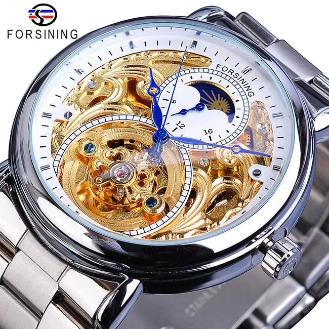 Automatic Mechanical Business Men's Steel Strap Watch