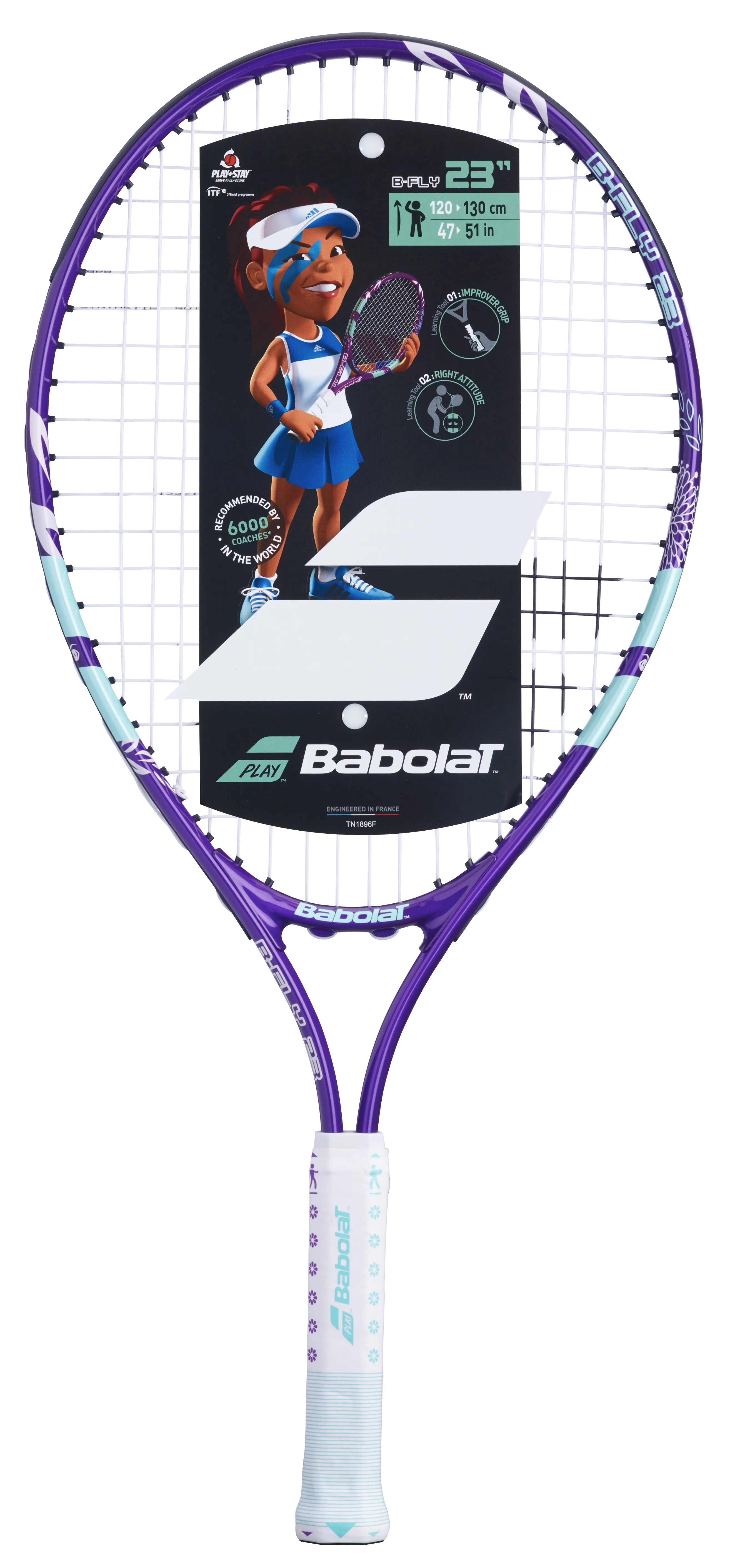 B Fly Junior 23 Inch Tennis Racket