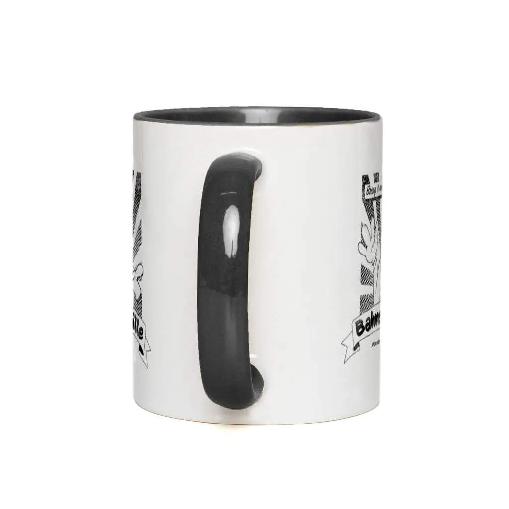 Bahnsenville | Black Accent Mug