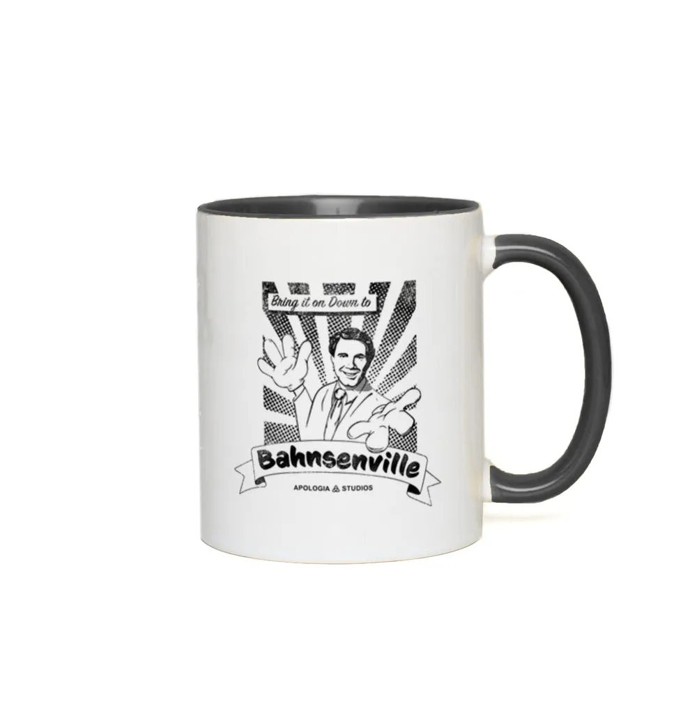 Bahnsenville | Black Accent Mug