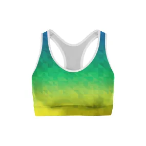 Beach Triangles Sports Bra