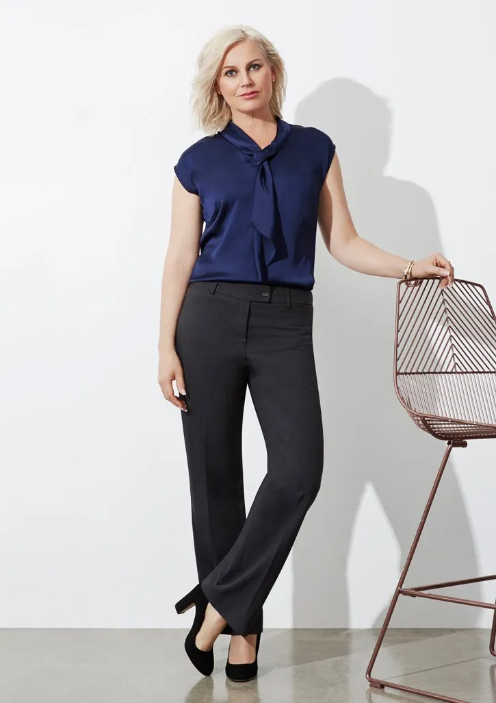 BizCollection BS29320 Ladies Classic Flat Front Pant