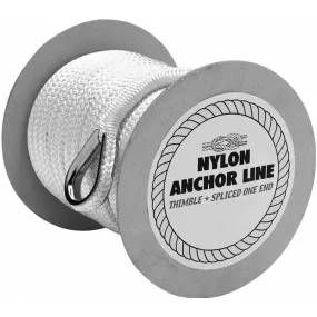 Braided Anchor Line- 1/2" x 250' White*FA*