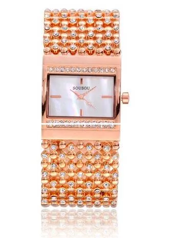 Brand Bangle Watches Big Gold Watch Women Hodinky Dress Watch