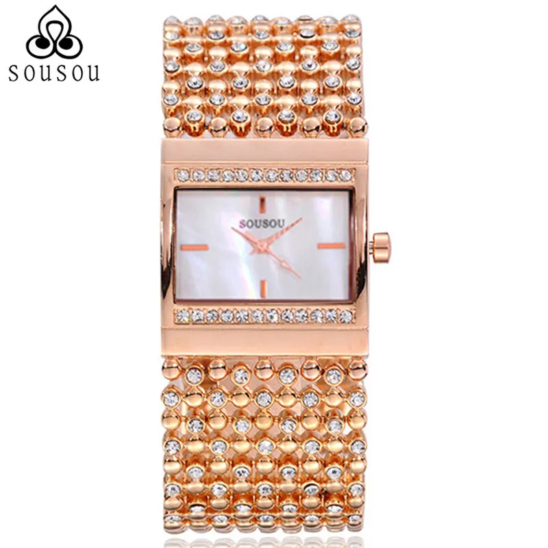 Brand Bangle Watches Big Gold Watch Women Hodinky Dress Watch