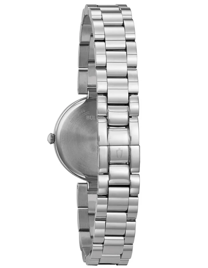 Bulova Womens Classic Watch- Stainless Steel - Bracelet - MOP Dial - 30m