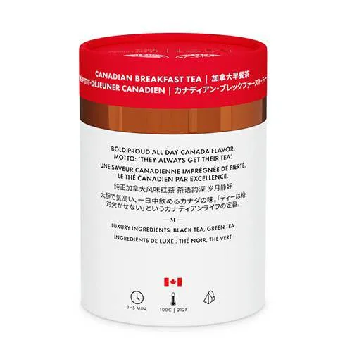 Canadian Breakfast Luxury Tea - 12ct Luxury Canister