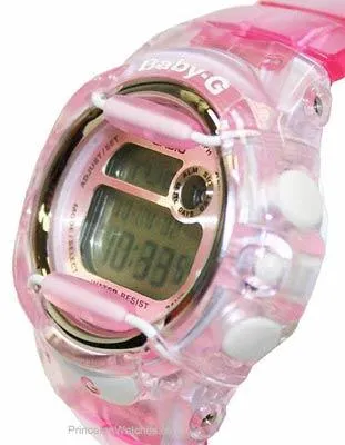 Casio Baby-G Whale - Crystal Pink Band - World Time Chronograph - 200 Meters