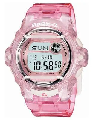 Casio Baby-G Whale - Crystal Pink Band - World Time Chronograph - 200 Meters