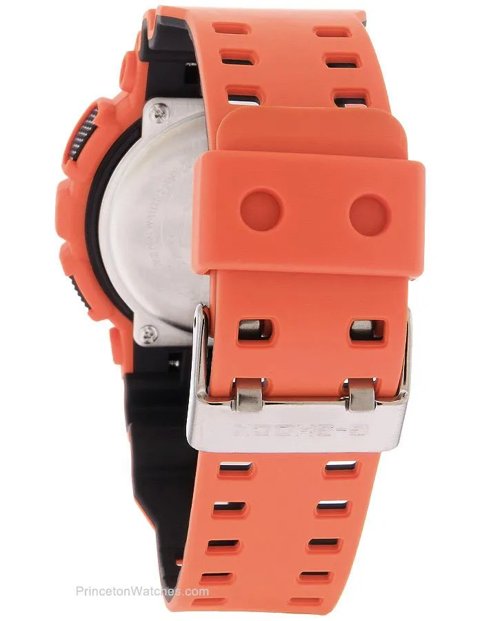 Casio Mens G-Shock Layered Band Series - Orange & Black - Magnetic Resistance