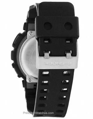 Casio Mens G-Shock XL Super LED - All-Black Design - Digital - Flash Alert