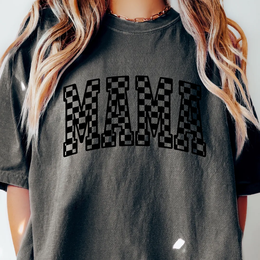 CHECKERED MAMA SHIRT