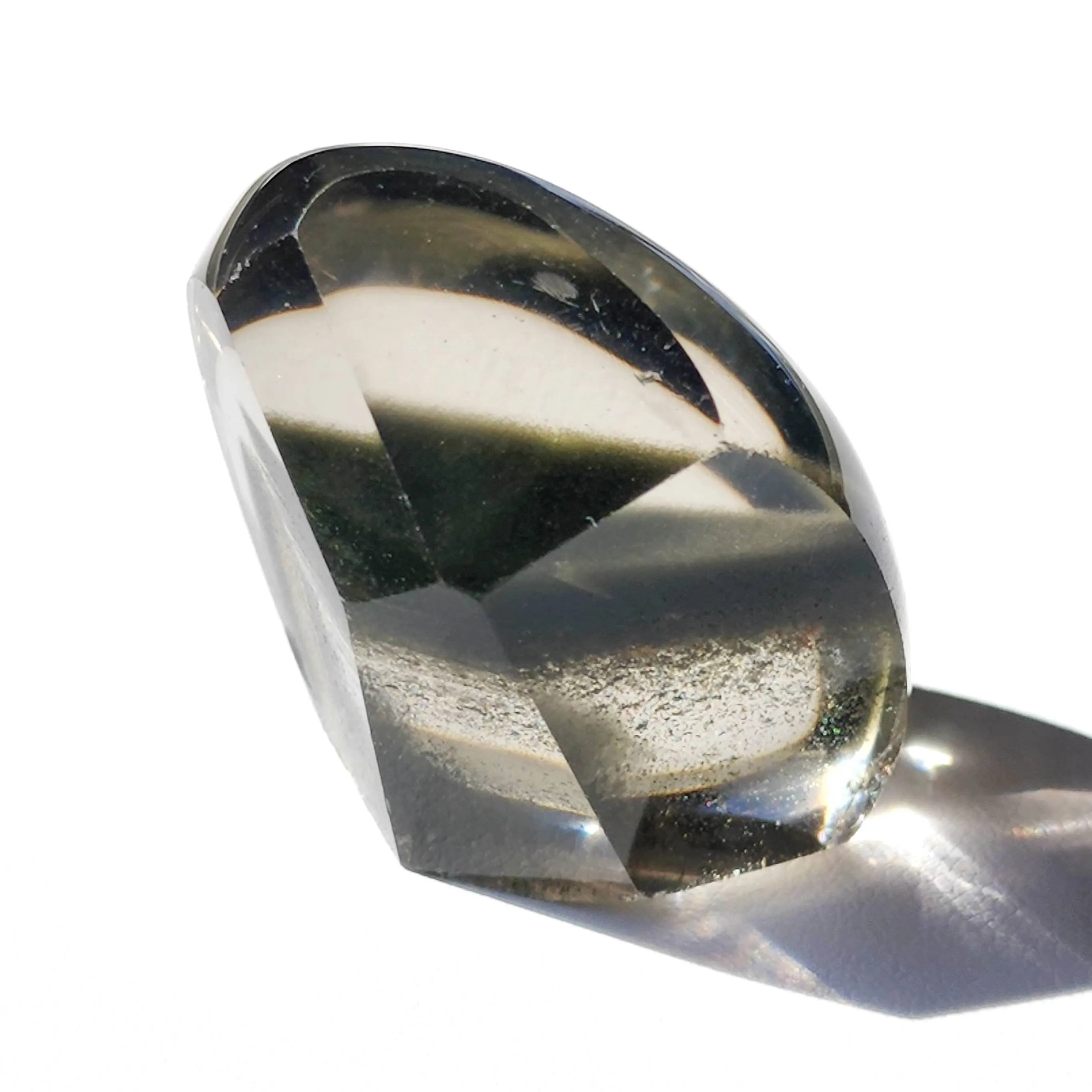 Chlorite Quartz Free Form - Phantom Chlorite Quartz Lens