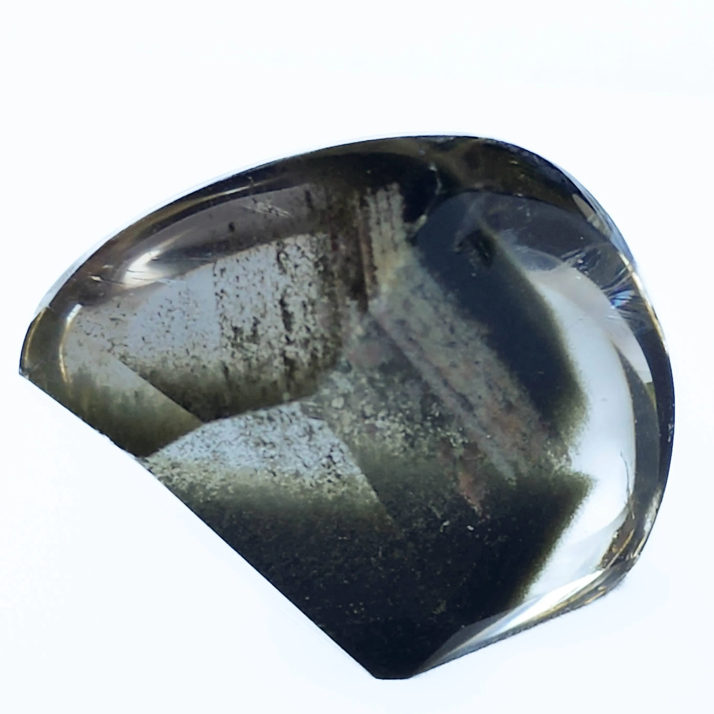 Chlorite Quartz Free Form - Phantom Chlorite Quartz Lens