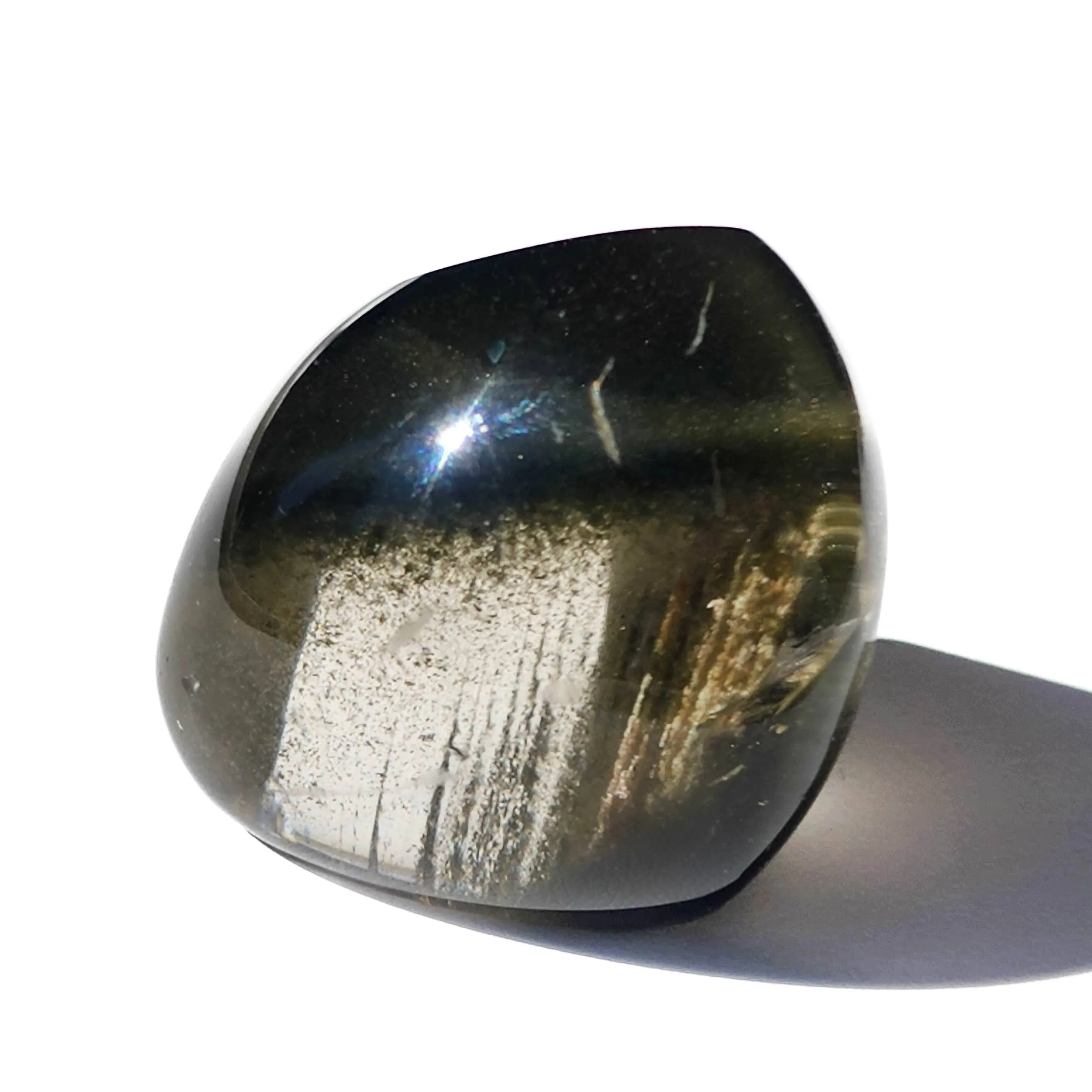 Chlorite Quartz Free Form - Phantom Chlorite Quartz Lens