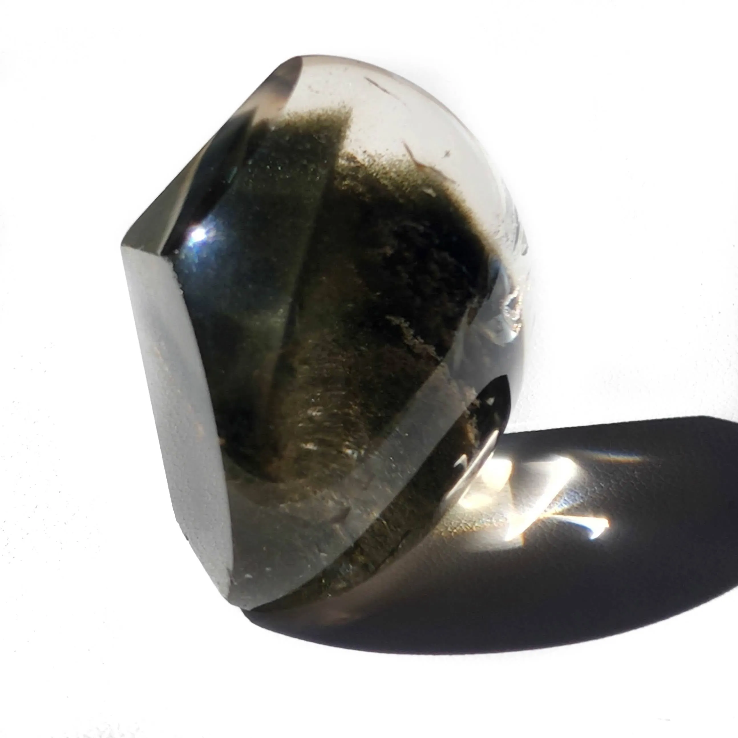 Chlorite Quartz Free Form - Phantom Chlorite Quartz Lens