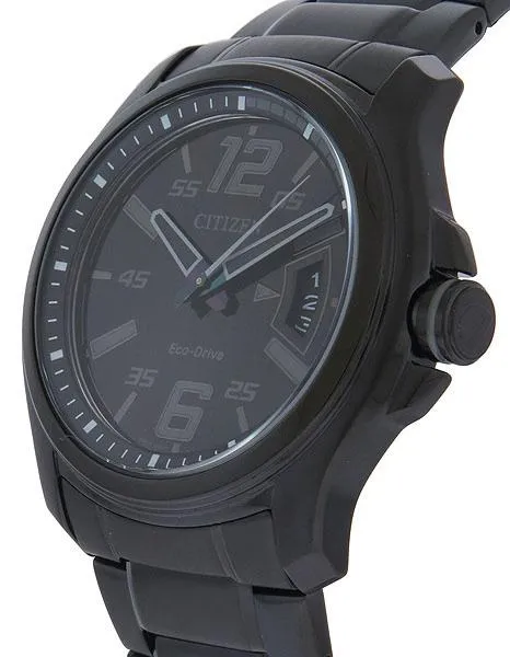 Citizen DRIVE HTM 100M Mens Watch - All Black Design - Date