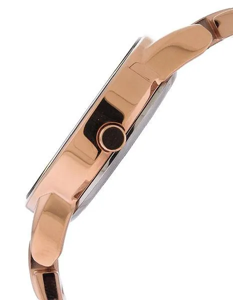 Citizen Eco-Drive Axiom Ladies Diamond Watch - Rose Gold-Tone & Black