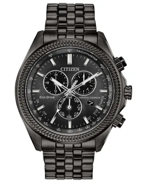 Citizen Eco-Drive Brycen - Black Metal - Chronograph - Black Dial - Bracelet