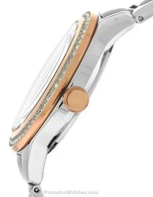 Citizen Eco-Drive Ladies Silhouette Crystal - Stainless & Pink Gold-Tone