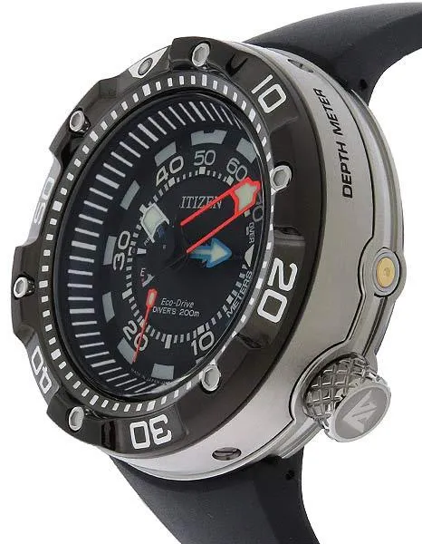 Citizen Mens Eco-Drive Promaster Aqualand Depth Meter - Reinforced Band