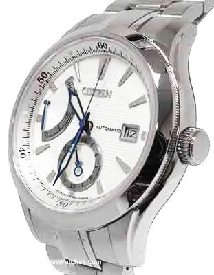 Citizen Mens Signature Grand Classic Automatic - Silver Dial - Power Reserve