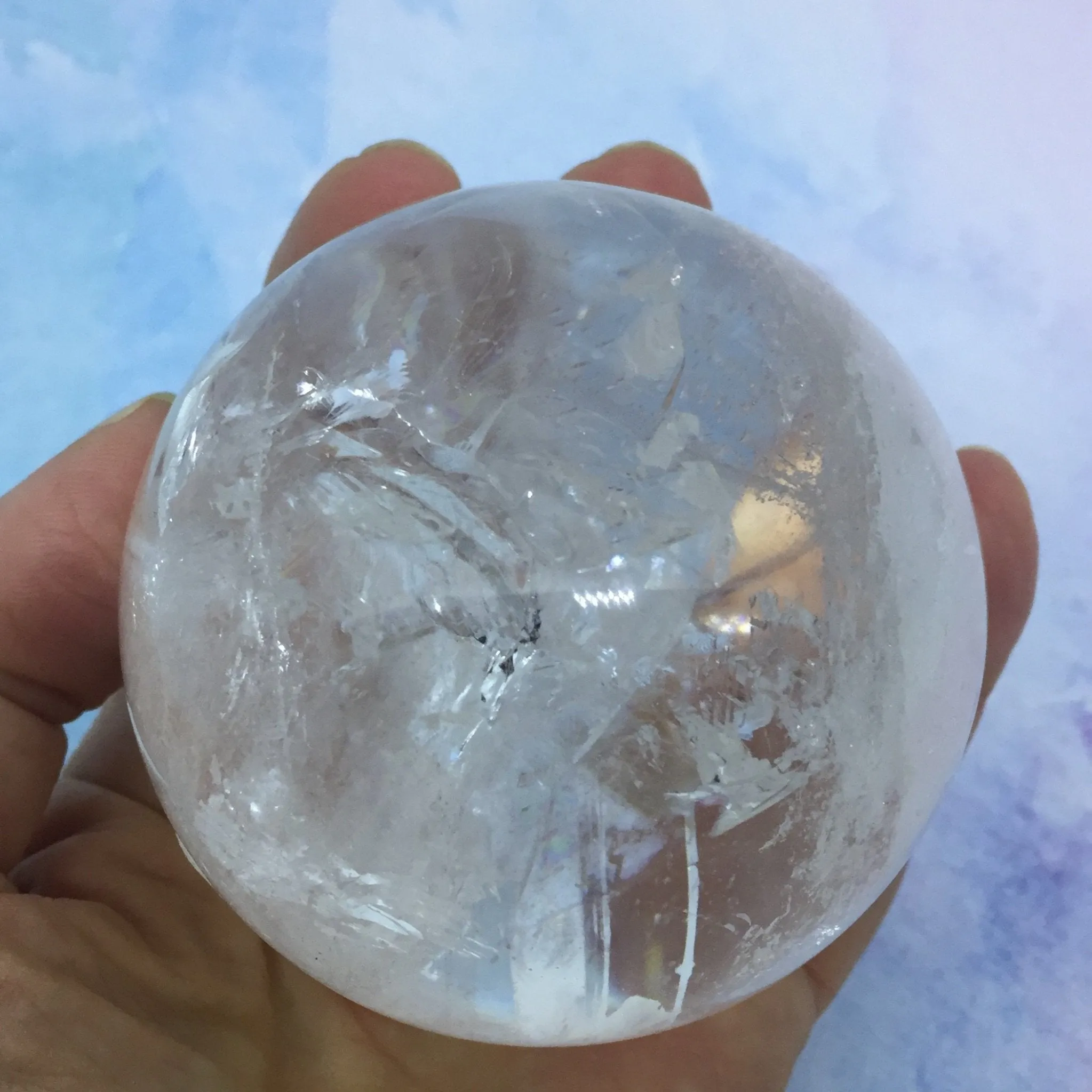 Constellation Point Quartz Sphere