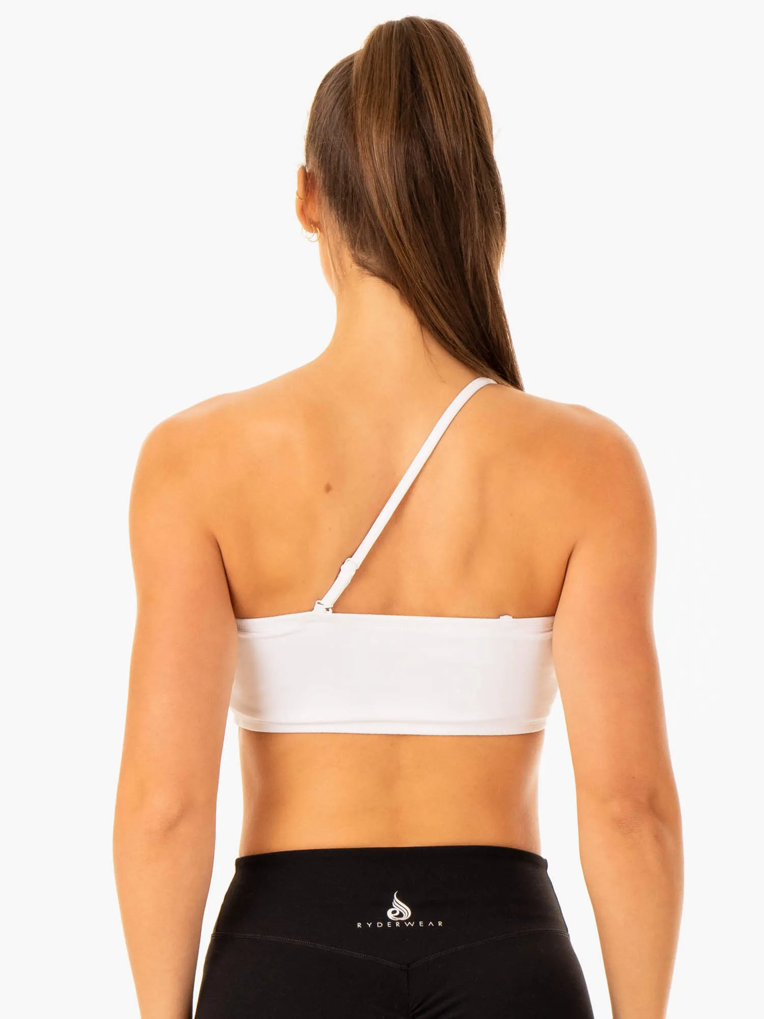 Convertible Bandeau Sports Bra - White