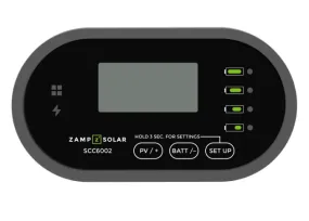 SCC6002 Digital LCD Wired Remote MPPT Solar Charge Controller Display