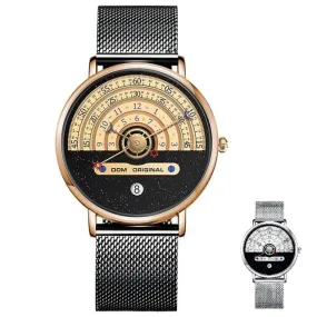 DOM™ Starry Moon Men's Retro Watch