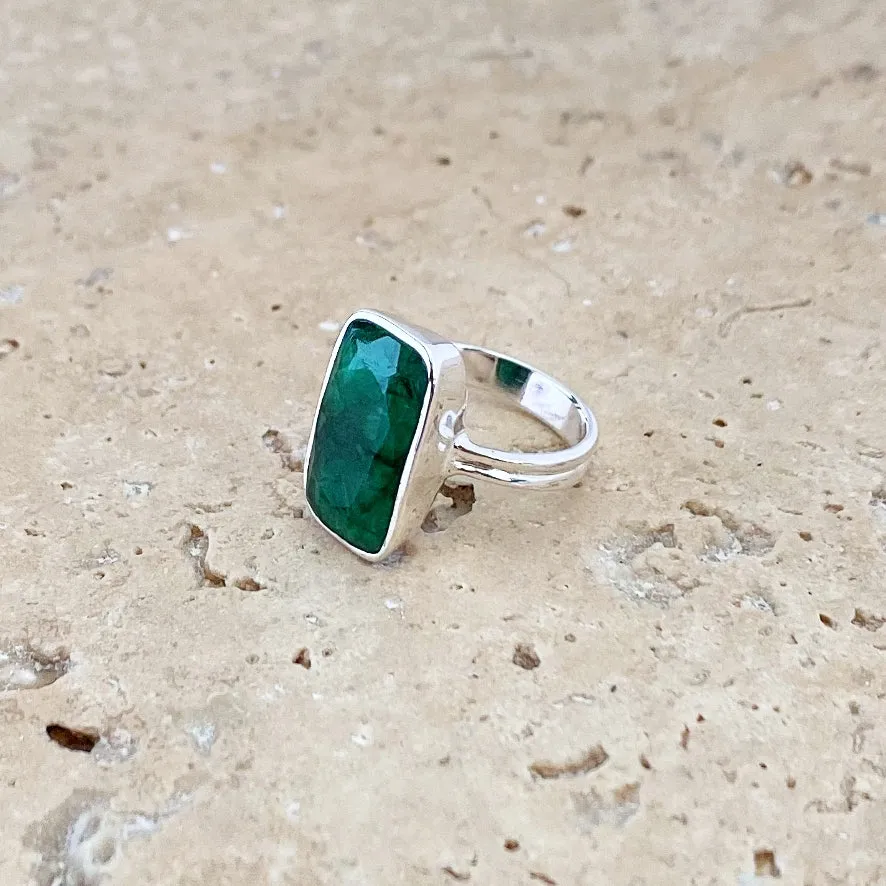 Emerald Quartz Ring - Solange