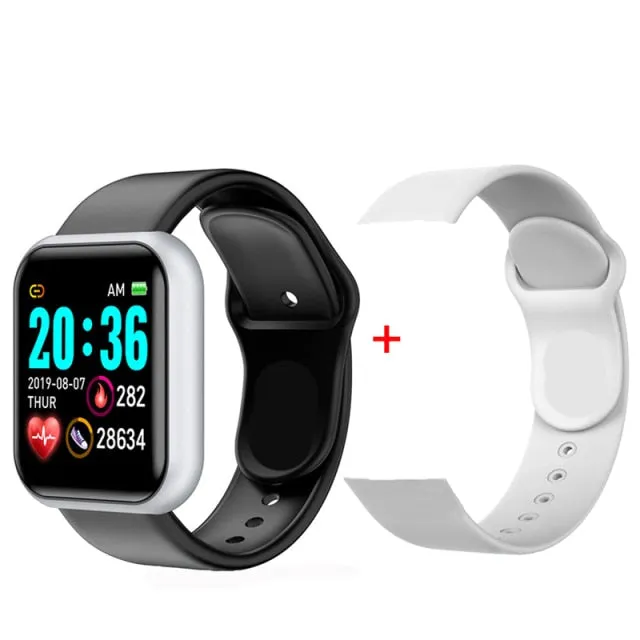 Fashion New Y68 Pro Sport Smart Watch Women Men Smartwatch Portable Electronics Heart Rate Fitness Tracker for apple Android IOS