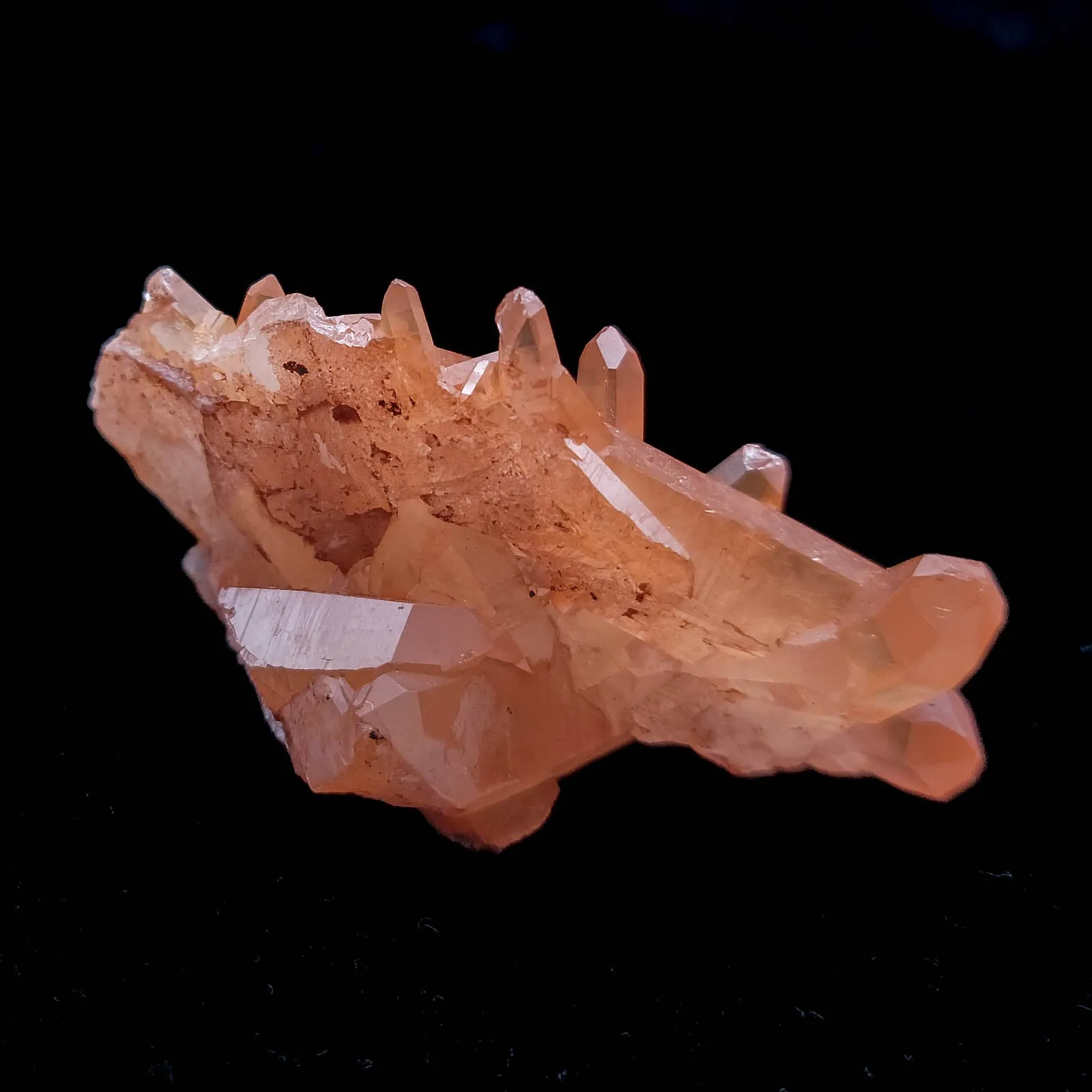 Fire Quartz Cluster-2 3/4 inches