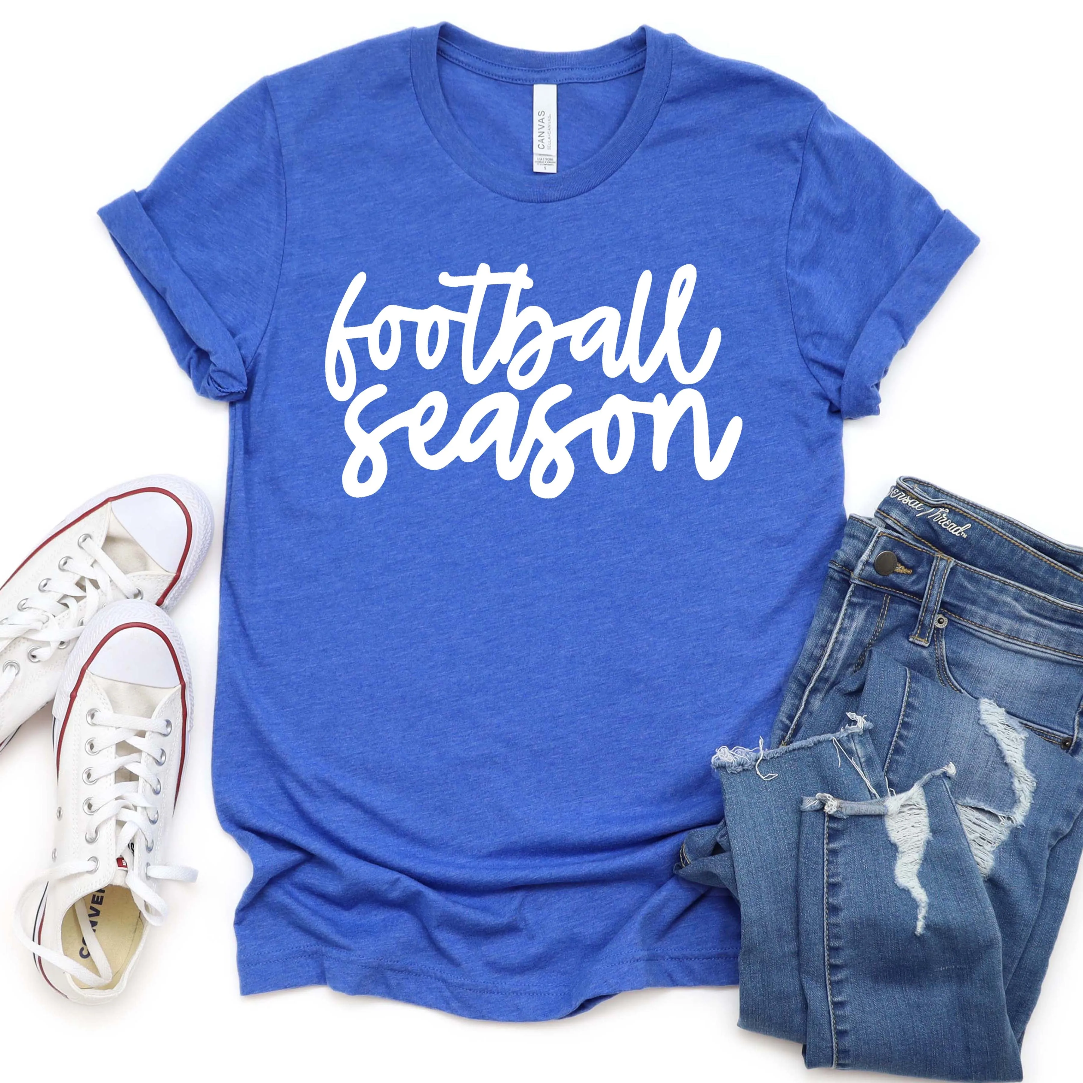 Football Season Shirt - Choose Your Color